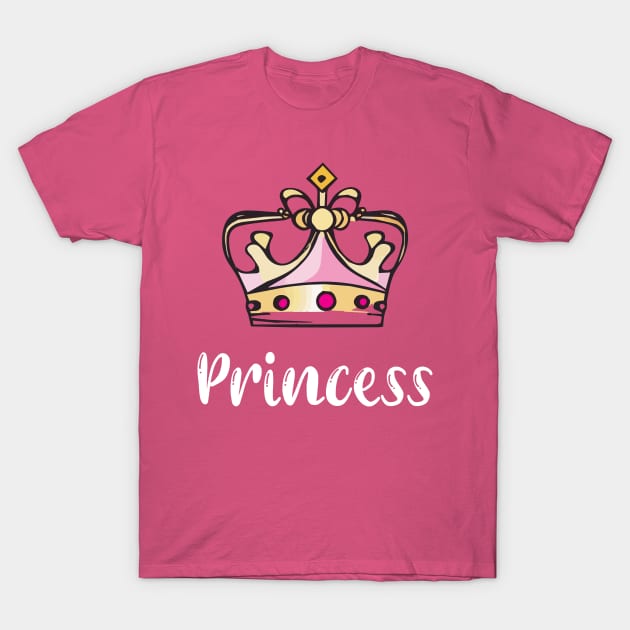 Royal Princess Crown T-Shirt by BeckyS23